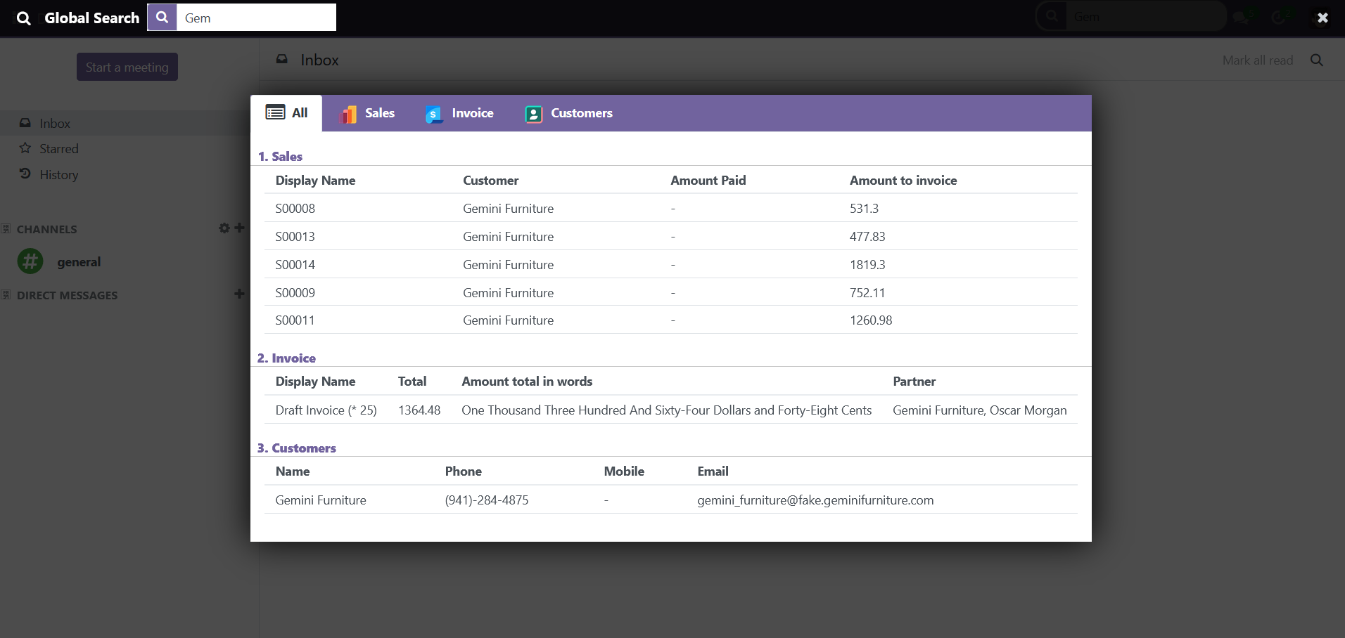 Odoo Global Search | Easy Search